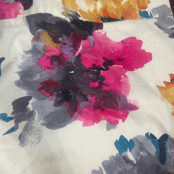 Express Skirt / NWT  Express High Waisted Floral Pencil Skirt Sz: 6 Pink Grey - Picture 4 of 10